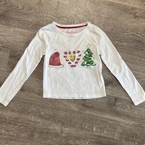 Festive White Kids Shirt with Holiday Print